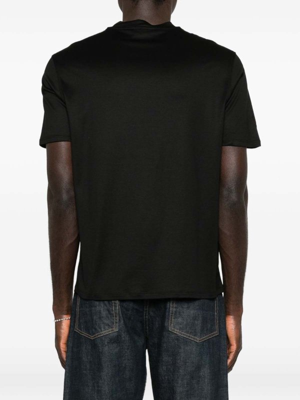 EMPORIO ARMANI: t-shirts online - Logo Cotton T-Shirt