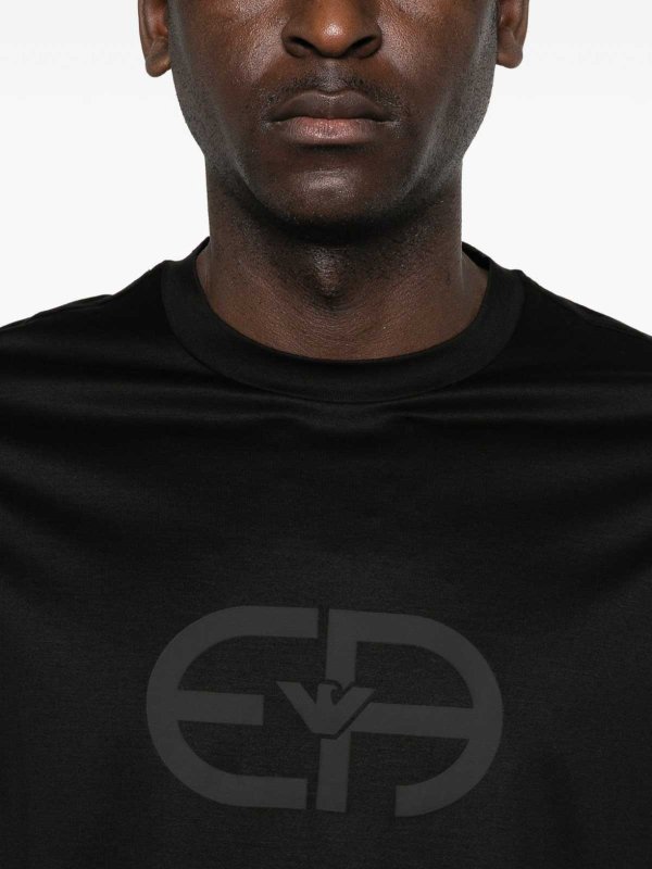 Logo Cotton T-Shirt Replica 
online: EMPORIO ARMANI