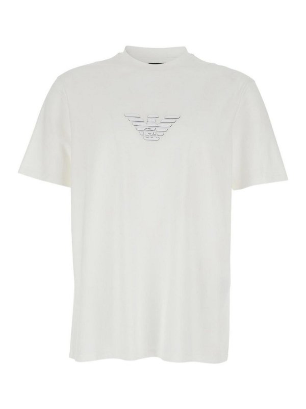 EMPORIO ARMANI: T-shirts - T-Shirt - Weiß