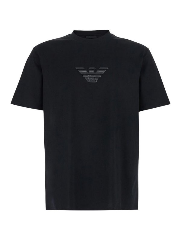 EMPORIO ARMANI: T-shirts - T-Shirt - Schwarz