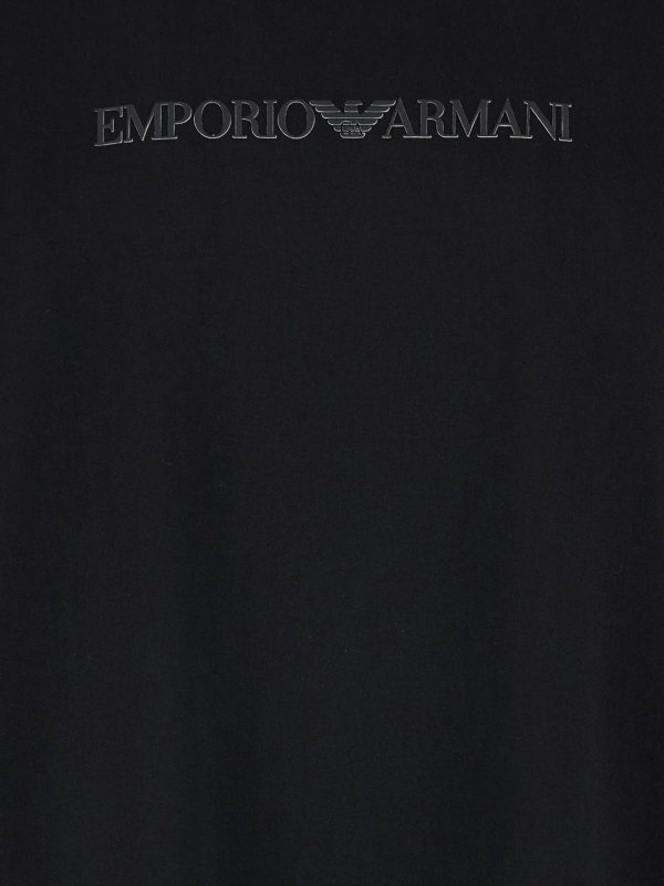 The Best Shops EMPORIO ARMANI: t-shirts - Logo Cotton T-Shirt