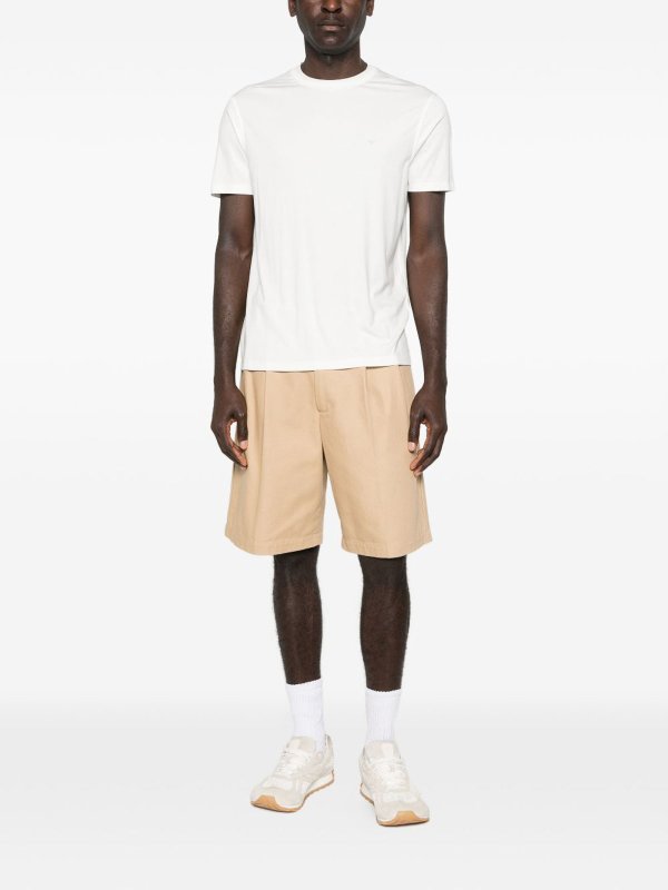 The Best Shops EMPORIO ARMANI: t-shirt - T-shirt in misto modal e seta