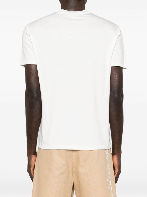 T-shirt in misto modal e seta Replica 
online: EMPORIO ARMANI