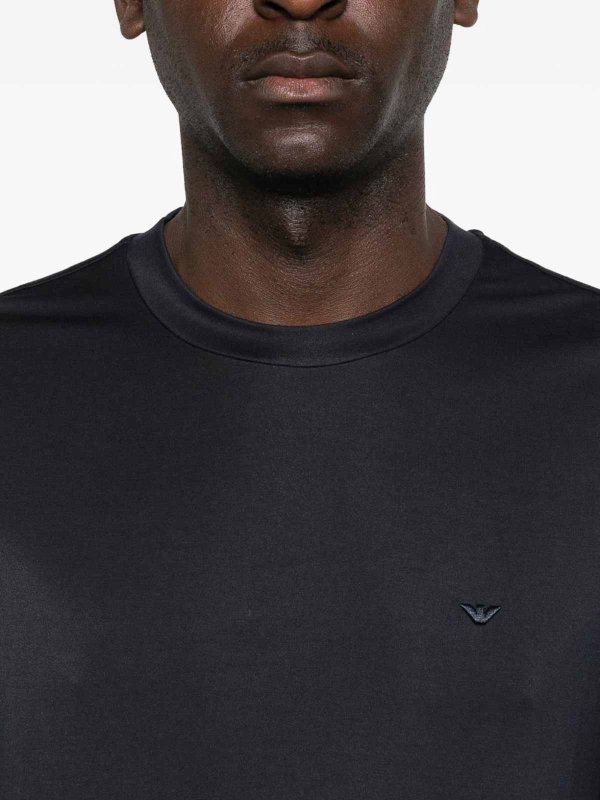 EMPORIO ARMANI buy online T-shirt in misto modal e seta