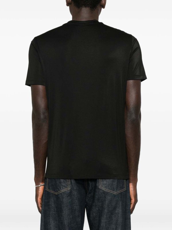 Modal And Silk Blend T-Shirt Replica 
online: EMPORIO ARMANI