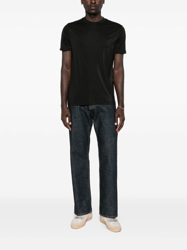 EMPORIO ARMANI buy online Modal And Silk Blend T-Shirt