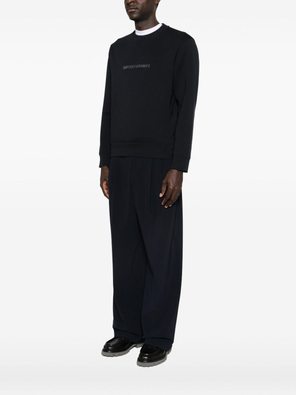 The Best Shops EMPORIO ARMANI: スウェット＆セーター - スウェットシャツ/セーター - ブルー