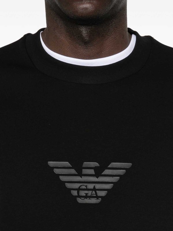 スウェットシャツ/セーター - 黒 shop online: EMPORIO ARMANI