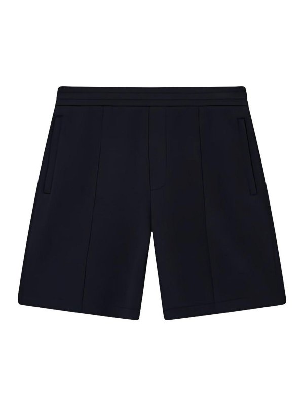 EMPORIO ARMANI: トラウザーショーツ - ショートパンツ - ブルー