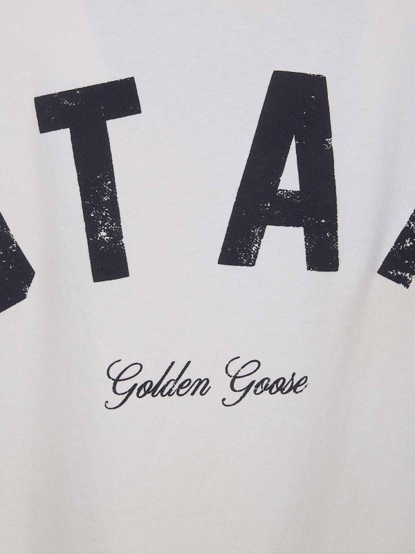 GOLDEN GOOSE: Camisetas online - Camiseta - Blanco