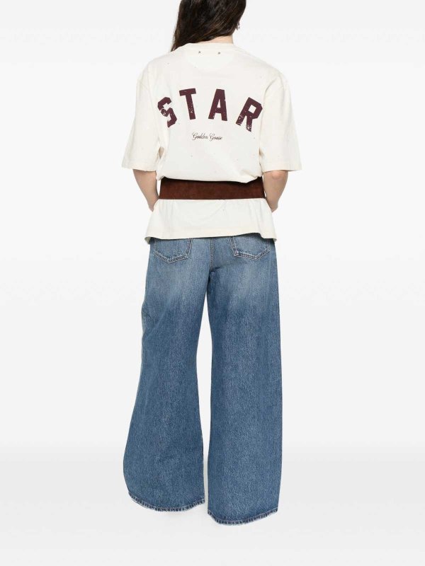 GOLDEN GOOSE: T-shirts online - T-Shirt - Weiß