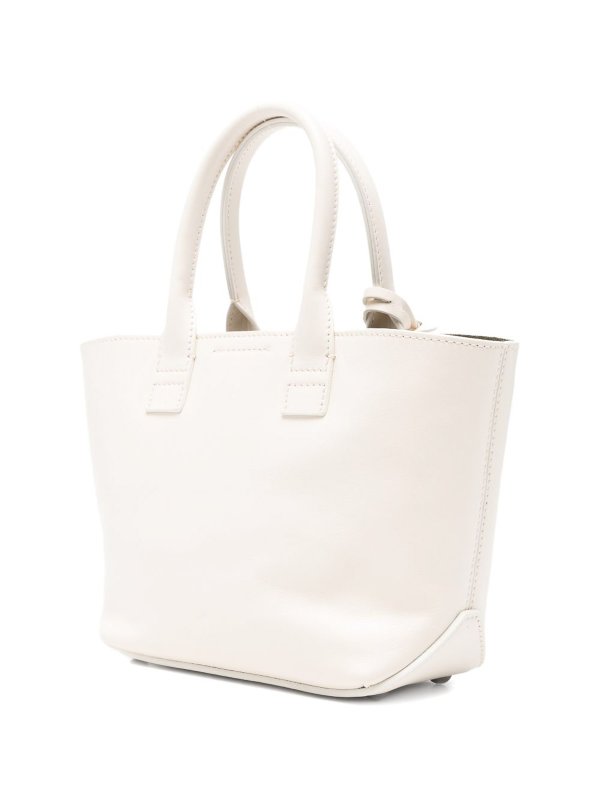 HOGAN: totes bags online - Mini Leather Tote Bag