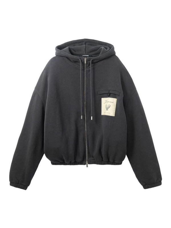 JACQUEMUS: Sudaderas y suéteres - Sudadera - Azul