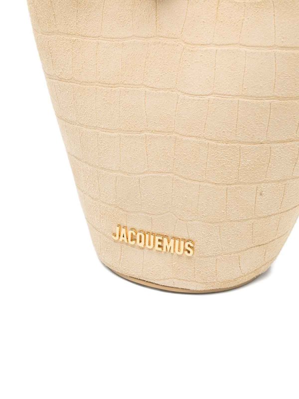 The Best Shops JACQUEMUS: Bucket bags - Le Petit Bambola Leather Bucket Bag