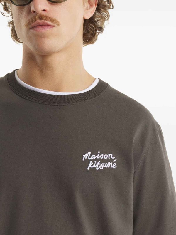MAISON KITSUNÉ: T-shirts online - T-Shirt - Marron