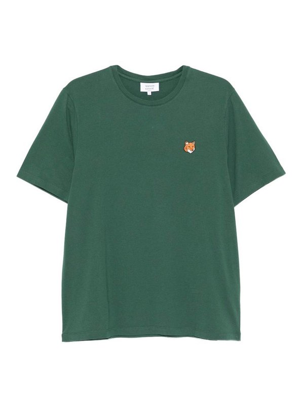 MAISON KITSUNÉ: Camisetas - Camiseta - Verde