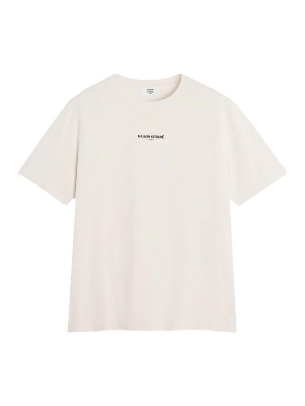 MAISON KITSUNÉ: Camisetas - Camiseta - Beis