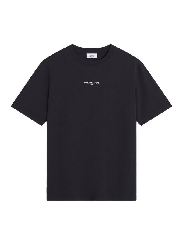 MAISON KITSUNÉ: Camisetas - Camiseta - Negro