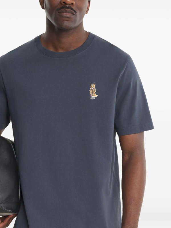 Camiseta - Azul Replica 
online: MAISON KITSUNÉ