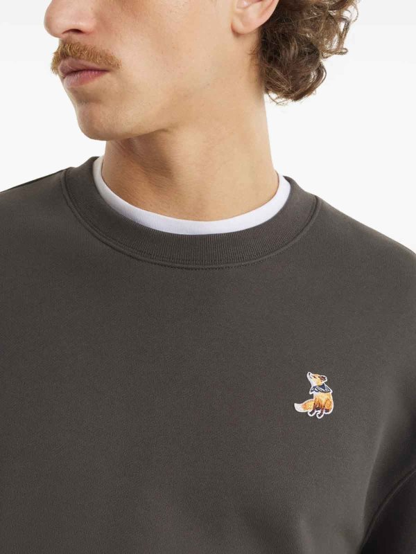 MAISON KITSUNÉ buy online Felpa in cotone Dreaming Fox