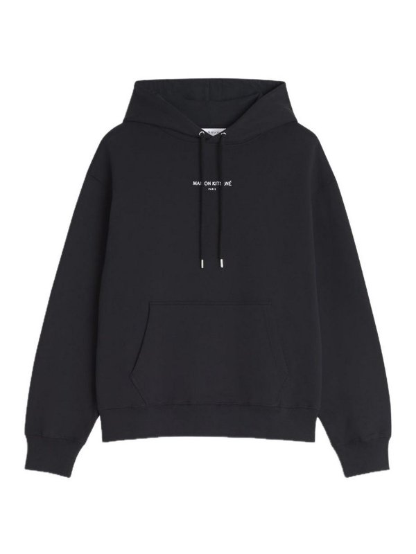 MAISON KITSUNÉ: Sweatshirts & Sweaters - Logo Cotton Hoodie