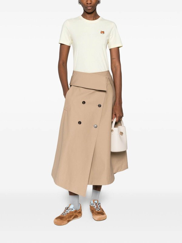 The Best Shops MAISON KITSUNÉ: T-shirts - T-Shirt - Gelb