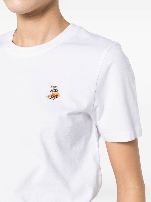 MAISON KITSUNÉ: Camisetas online - Camiseta - Blanco