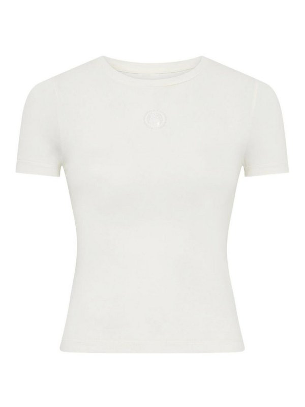 MARINE SERRE: T-shirts - T-Shirt - Weiß