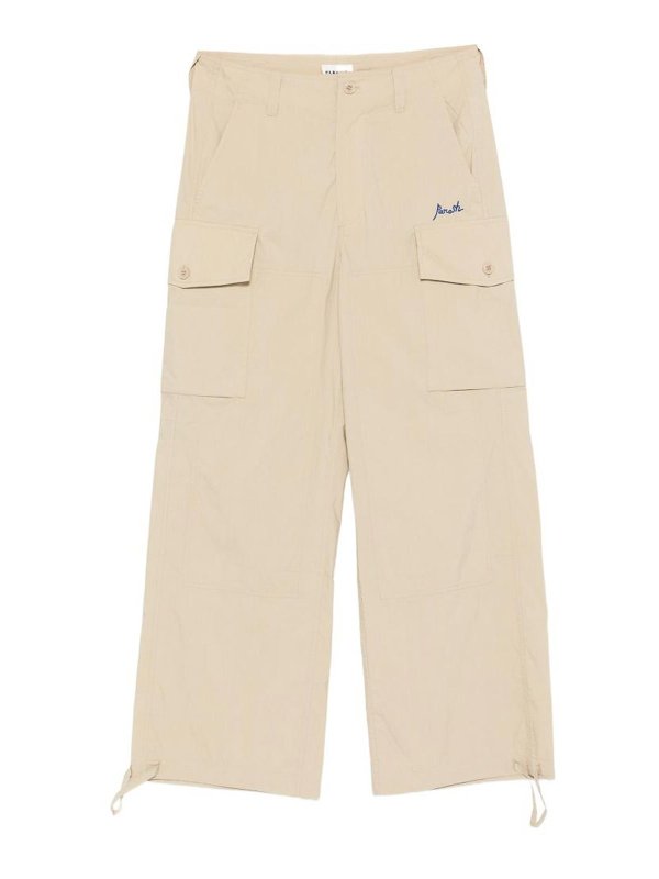 P.A.R.O.S.H.: pantaloni casual - Pantaloni In Nylon E Cotone
