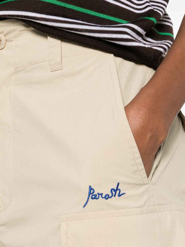 P.A.R.O.S.H.: pantaloni casual online - Pantaloni In Nylon E Cotone