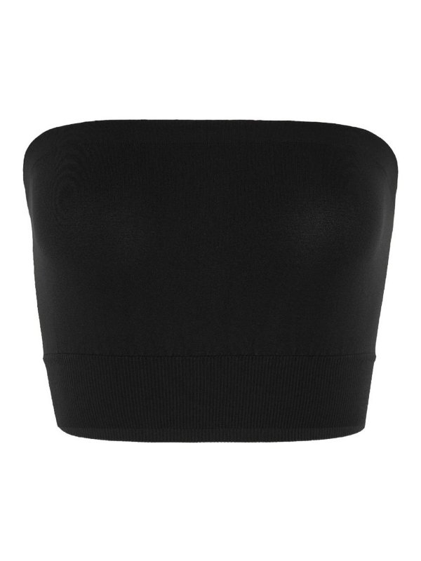 WOLFORD: トップス＆タンクトップ - トップ/タンクトップ - 黒