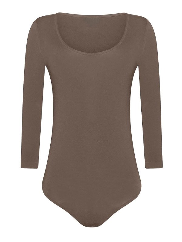 WOLFORD: トップス＆タンクトップ - トップ/タンクトップ - ブラウン