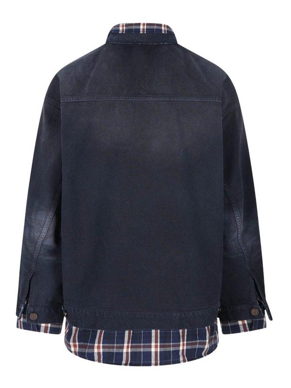 The Best Shops BALENCIAGA: カジュアルジャケット - カジュアルジャケット - ブルー