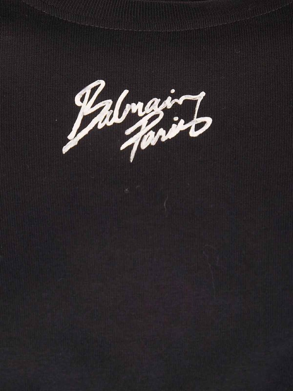 Balmain: Camisetas online - Camiseta - Negro