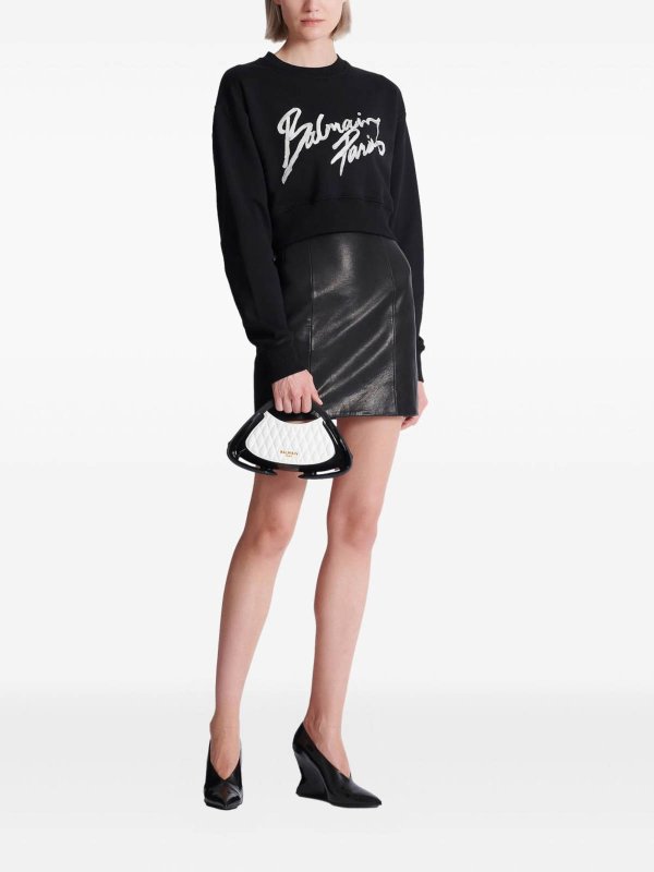 Balmain: Sudaderas y suéteres online - Sudadera - Negro