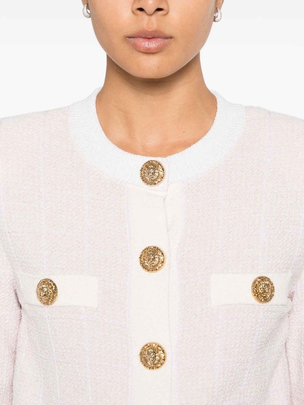 Balmain: Cardigans online - Cardigan - Nude
