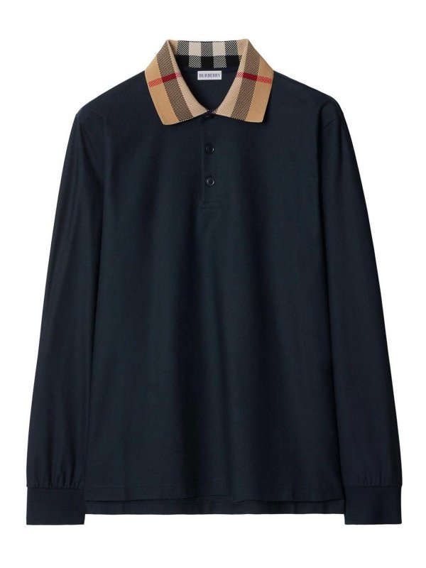 BURBERRY: Polos - Polo - Azul