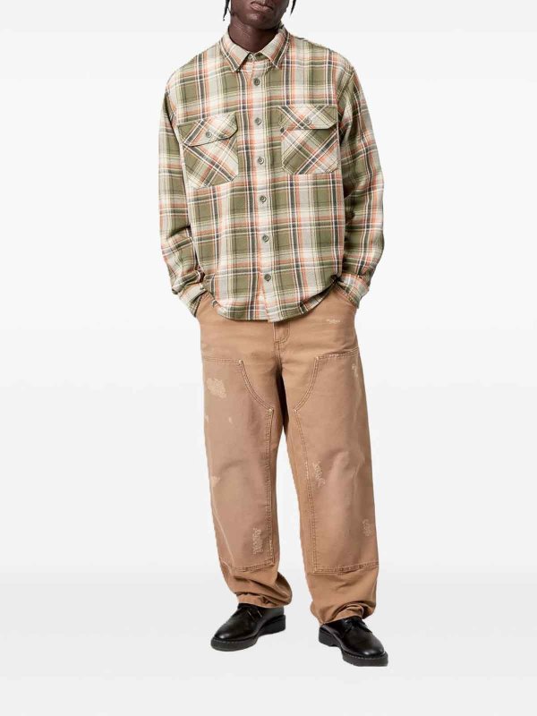 The Best Shops CARHARTT: カジュアルトラウザー - カジュアルパンツ - ブラウン