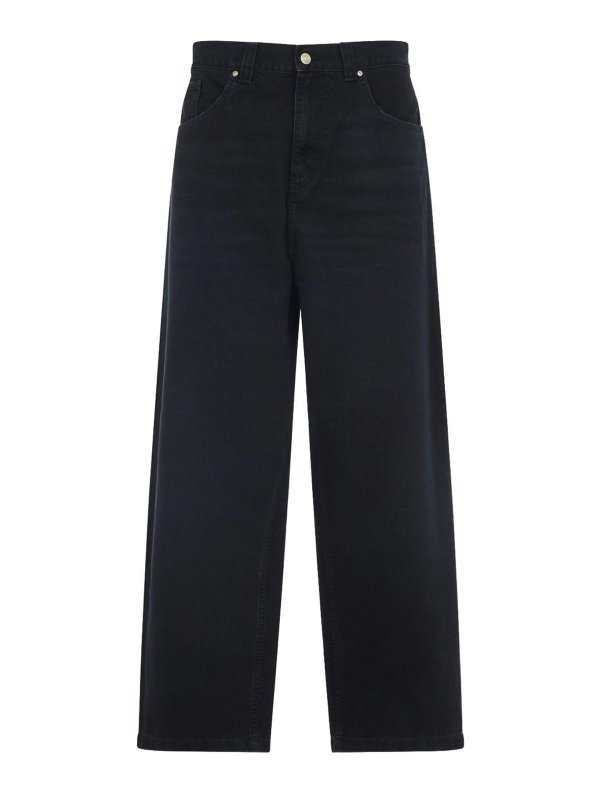 CARHARTT: カジュアルトラウザー - カジュアルパンツ - 黒