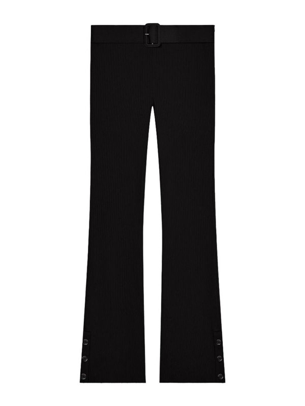 Courreges: カジュアルトラウザー - カジュアルパンツ - 黒