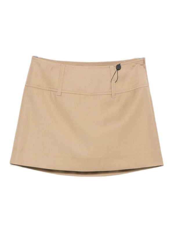 DUNST: Mini jupes - Mini Jupe - Beige