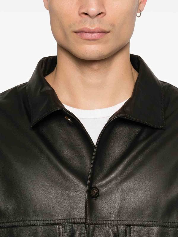 ARMANI EXCHANGE buy online レザーコート - ブラウン