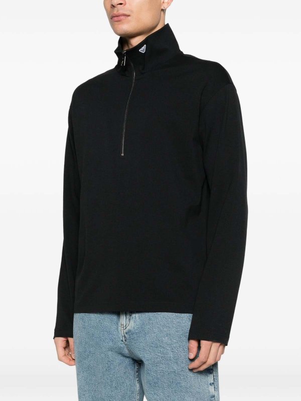 ARMANI EXCHANGE: Turtlenecks & Polo necks online - Half-Zip Pullover
