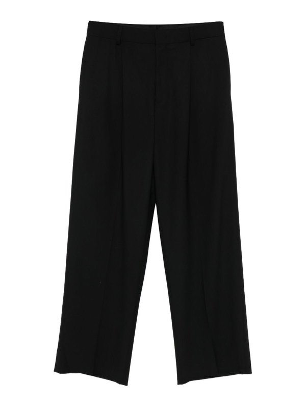 ARMANI EXCHANGE: カジュアルトラウザー - カジュアルパンツ - 黒