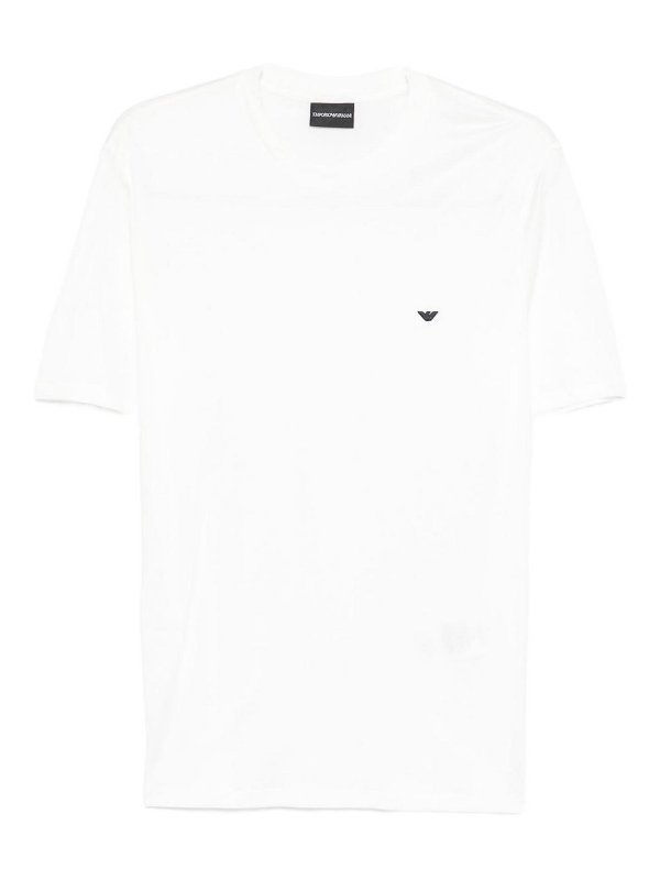 EMPORIO ARMANI: T-shirts - T-Shirt - Weiß