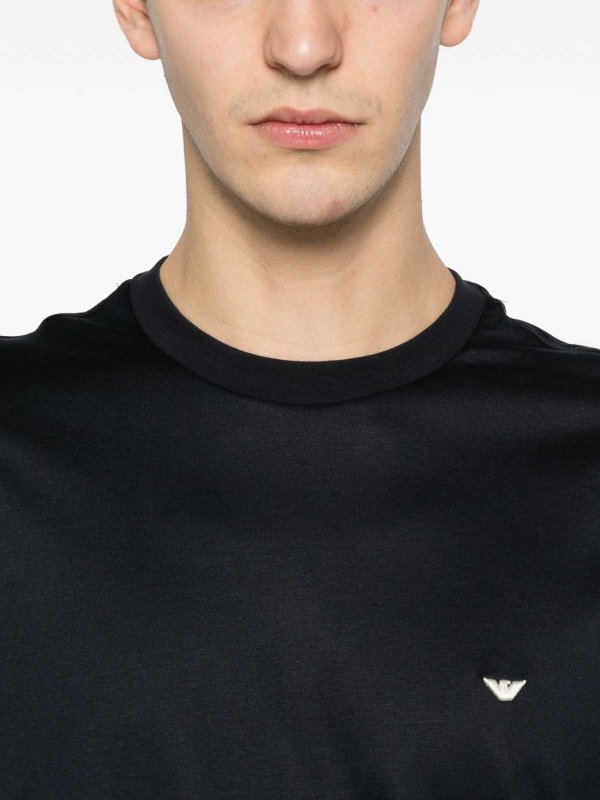 EMPORIO ARMANI: t-shirts online - Cotton Blend T-Shirt