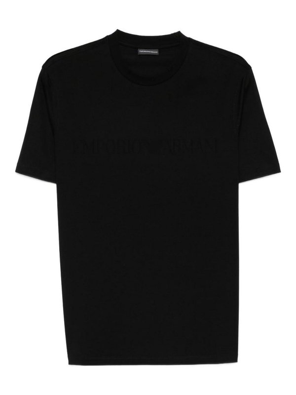 EMPORIO ARMANI: Tシャツ - Tシャツ - 黒
