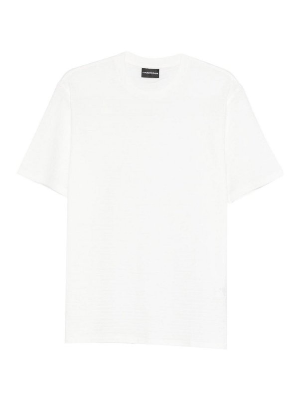 EMPORIO ARMANI: T-shirts - T-Shirt - Weiß