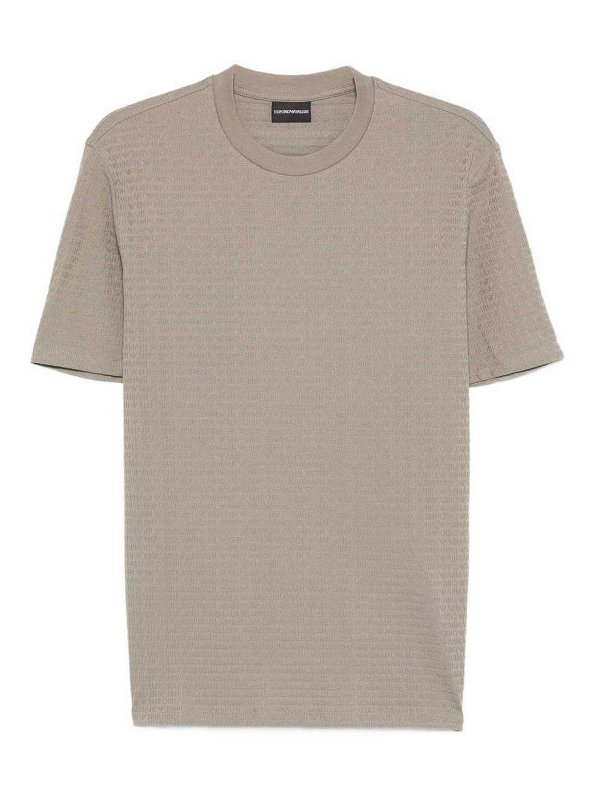 EMPORIO ARMANI: t-shirt - T-shirt in cotone con logo