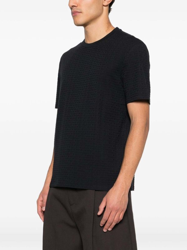 EMPORIO ARMANI: T-shirts online - T-Shirt - Bleu